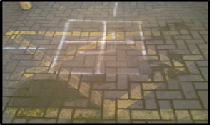 Water leak repair excavation reinstated